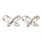 Non-Tarnish 304 Stainless Steel Pendants, Butterfly Charm, Stainless Steel Color, 22.5x30.5x7mm, Hole: 11x3mm