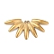 304 Stainless Steel Pendants, Ion Plating(IP), Sun Charm, Golden, 24x49.5x2.5mm, Hole: 1.8mm