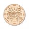 Wooden Carved Cup Mats, Heat Resistant Pot Mats, Tarot Theme Pendulum Board, for Home Kitchen, Flat Round, Butterfly Pattern, 10x0.25cm