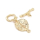 Латуни Переключить застежками KK-C051-51G-2