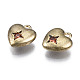 Латунные микро кубические циркониевые прелести KK-N231-125C-02-NF-3