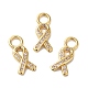 Подвески из циркония с покрытием из латуни KK-O142-43G-1