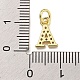 Буквица из латуни с подвесками из кубического циркония KK-Q814-26A-G-3