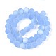 Матовые прозрачные стеклянные бусины GLAA-T032-T10mm-MBB04-2