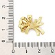 Латунные микропаве прозрачные подвески с фианитом FIND-Z041-01G-3
