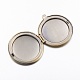 Подвески латуни медальон X-KK-N0116-078AB-3