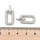 Латунные микро проложить кубического циркония подвески KK-P300-02P-3