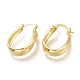 Серьги-кольца из латуни EJEW-H104-08G-2