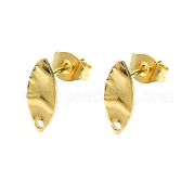 Фурнитура для сережек-гвоздиков из нержавеющей стали 304 STAS-L024-003G-08