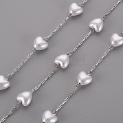Handmade abs пластмасса имитация жемчужина бисера цепочки STAS-T052-39P