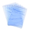 PVC Anti Oxidation Zip Lock Bags, Transparent Antitarnish Jewelry Packing Storage Pouch, Rectangle, Cornflower Blue, 16x11x0.03cm, Unilateral thickness: 4.9 Mil(0.125mm)
