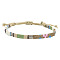 Adjustable Bohemian Style Cotton & Linen Cord Braided Bracelets for Friendship, Colorful