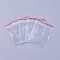 Plastic Zip Lock Bags, Resealable Packaging Bags, Top Seal, Self Seal Bag, Rectangle, Clear, 4x3cm, Unilateral Thickness: 2.3 Mil(0.006cm)