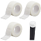 Self Adhesive Cloth Felt Strips, for Hardwood Floors to Prevent Scratches Soundproofing, Old Lace, 2.5x0.1cm, about 4.5m/roll