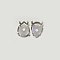 Non-Tarnish Stainless Steel Sew on Prong Settings, Claw Settings for Pointed Back Rhinestone, Drop, Stainless Steel Color, 17x12.4x7.5mm, Tray: 18x13mm