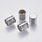 Tarnish Resistant 304 Stainless Steel Cord End Caps, Column, Stainless Steel Color, 7x6mm, Hole: 5mm