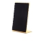 Metal Microfiber Jewelry Storage Rack, Necklace Displays, Black, 90x50x140mm