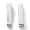 Tarnish Resistant 304 Stainless Steel Charms, Alphabet, Stainless Steel Color, Letter.I, 8x1.5x3mm, Hole: 1.8mm