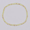 Bohemian Style Rainbow Glass & Brass Beaded Handmade Fashion Women's Bracelet