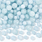 3 Strands 3 Styles Natural Chalcedony Beads Strands, Imitation Aquamarine, Dyed & Heated, Round, 6~10mm, Hole: 1mm, 1 strand/style