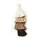 Polyester Tassel Pendants, Coffee, 84~85x28~35mm