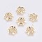 Brass Pendants, Long-Lasting Plated, Hexagon, Nickel Free, Real 18K Gold Plated, 19.5x15.2x2mm, Hole: 1mm