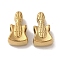 Ion Plating(IP) 304 Stainless Steel European Beads, Large Hole Beads, Guitar, Golden, 14x8x5.5mm, Hole: 4.5x4mm
