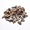 Dyed Chip Coconut Beads, Camel, 14~31x8~13x2~4mm, Hole: 1.5~2mm, about 882pcs/500g