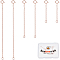 Beebeecraft 1 Box 6Pcs Necklace Extender 925 Sterling Silver Jewelry Chain Extenders for Jewellery Making (Rose Gold, 81/51/32mm)