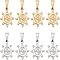304 Stainless Steel Pendants, Helm, Golden & Stainless Steel Color, 18x15x3mm, Hole: 3x7mm, 2 colors, 4pcs/color, 8pcs/box