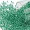 TOHO Round Seed Beads, Japanese Seed Beads, (343) Crystal Lined Jade, 11/0, 2.2mm, Hole: 0.8mm, about 5555pcs/50g