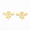 201 Stainless Steel Pendants, Ghost, Halloween Style, Real 18K Gold Plated, 23.5x31.5x1mm, Hole: 1mm