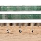Естественный зеленый авантюрин бисер нитей G-C084-D07-01-4