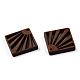 Подвески из натурального дерева венге WOOD-T023-50-3
