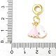 Латунные эмалированные европейские подвески с подвесками KK-I355-23G-02-3