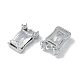 Латунные микро проложить кубический цирконий подвеска KK-H482-07P-2