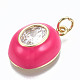 Латунные подвески с фианитами ZIRC-S067-022-NR-3
