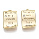 Кулоны с цитатой из латуни с прозрачным кубическим цирконием KK-S356-079-NF-1