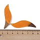 Большие подвески из смолы и дерева WOOD-F015-18E-3