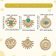 30шт 3 стиля подвески из синтетического бирюзового сплава FIND-SZ0002-82-2