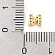 Покрытие стойки латунное микропаве кабошоны из кубического циркония KK-F874-04G-N-3