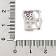 Латунные микро проложить кубического циркония слайд подвески ZIRC-I068-21P-02-3