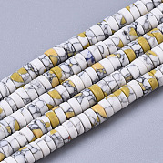 Синтетических нитей бирюзовые бусы TURQ-N215-01N