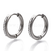 201 серьги-кольца из нержавеющей стали STAS-S079-162C