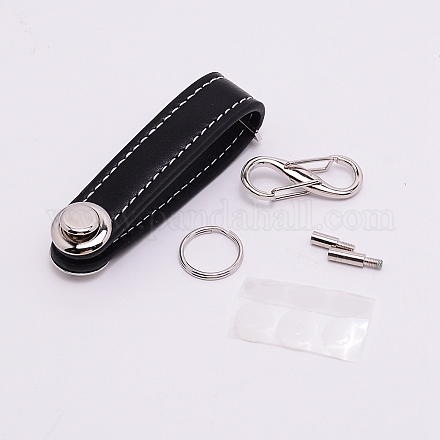 Брелок из искусственной кожи KEYC-WH0018-30D-1