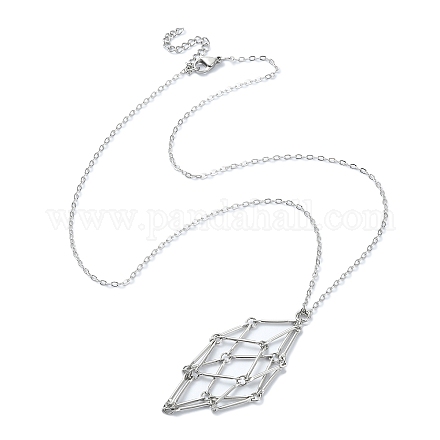 Мешочек для макраме из нержавеющей стали 304 NJEW-JN04384-01-1