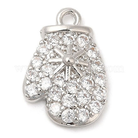 Подвески из кубического циркония с покрытием из латуни KK-R150-13P-01-1