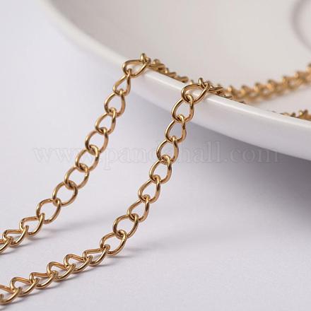 Цепи для пандусов из нержавеющей стали 304 с вакуумным покрытием PVD STAS-D414-05-1