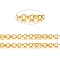 Brass Rolo Chains, Belcher Chains, Soldered, Long-Lasting Plated, with Spool, Cadmium Free & Nickel Free & Lead Free, Golden, 3x1mm, about 301.83 Feet(92m)/roll