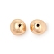 Brass Beads, Cadmium Free & Nickel Free & Lead Free, Nuggets, Real 18K Gold Plated, 8x10x10mm, Hole: 1mm
